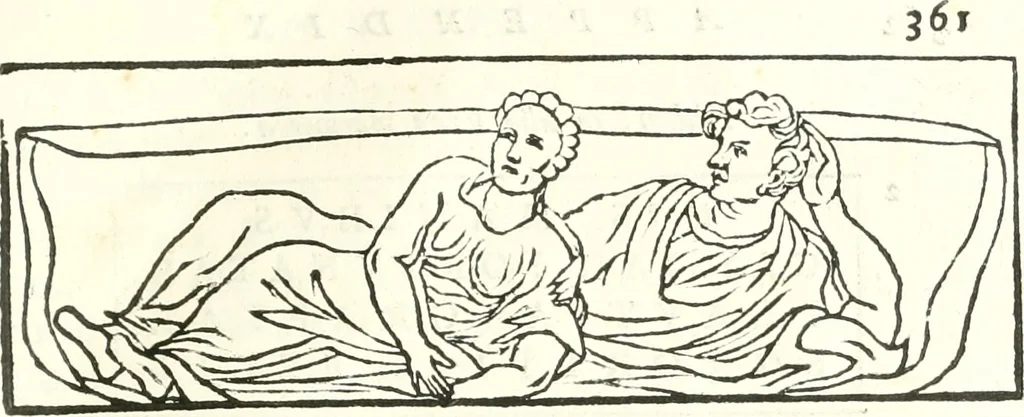 An illustration from Inscriptiones antiqvae in Etrvriae vrbibvs exstantes, 1727, leaf 528