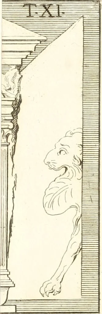 An illustration from Inscriptiones antiqvae in Etrvriae vrbibvs exstantes, 1727, leaf 662