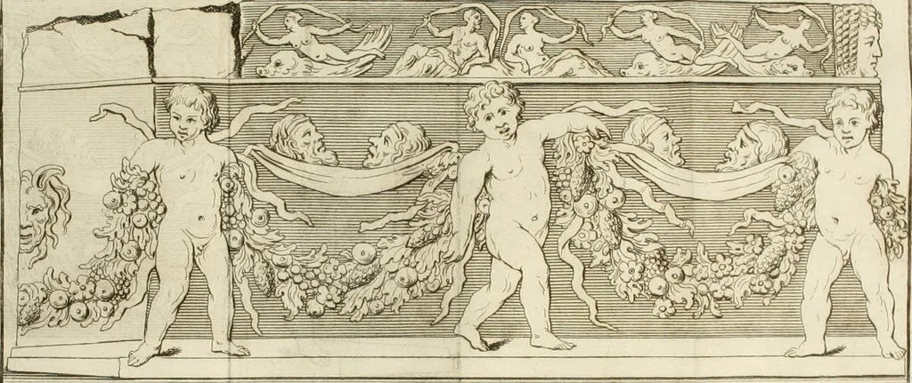 An illustration from Inscriptiones antiqvae in Etrvriae vrbibvs exstantes, 1727, leaf 665