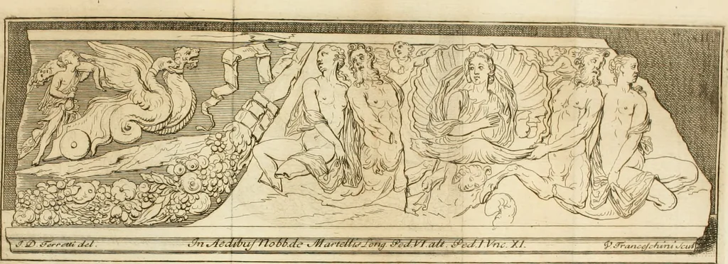 An illustration from Inscriptiones antiqvae in Etrvriae vrbibvs exstantes, 1727, leaf 667