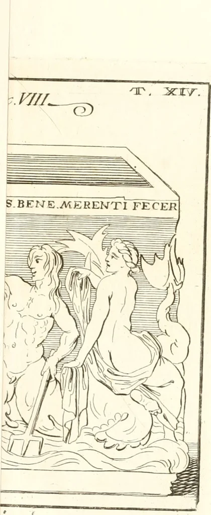 An illustration from Inscriptiones antiqvae in Etrvriae vrbibvs exstantes, 1727, leaf 668