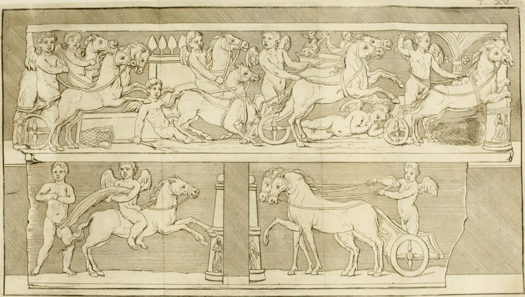 An illustration from Inscriptiones antiqvae in Etrvriae vrbibvs exstantes, 1727, leaf 671
