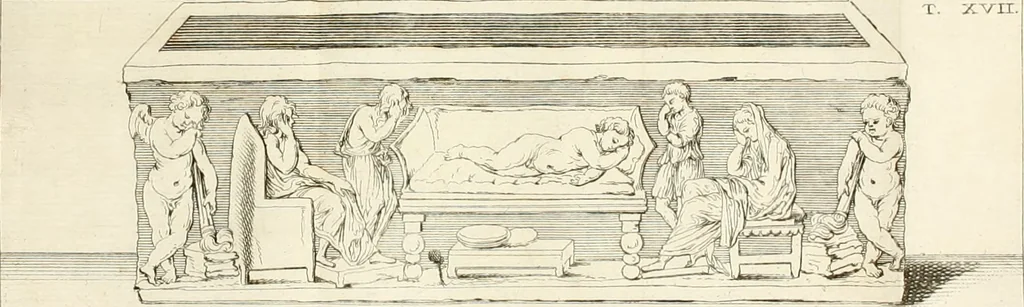 An illustration from Inscriptiones antiqvae in Etrvriae vrbibvs exstantes, 1727, leaf 673