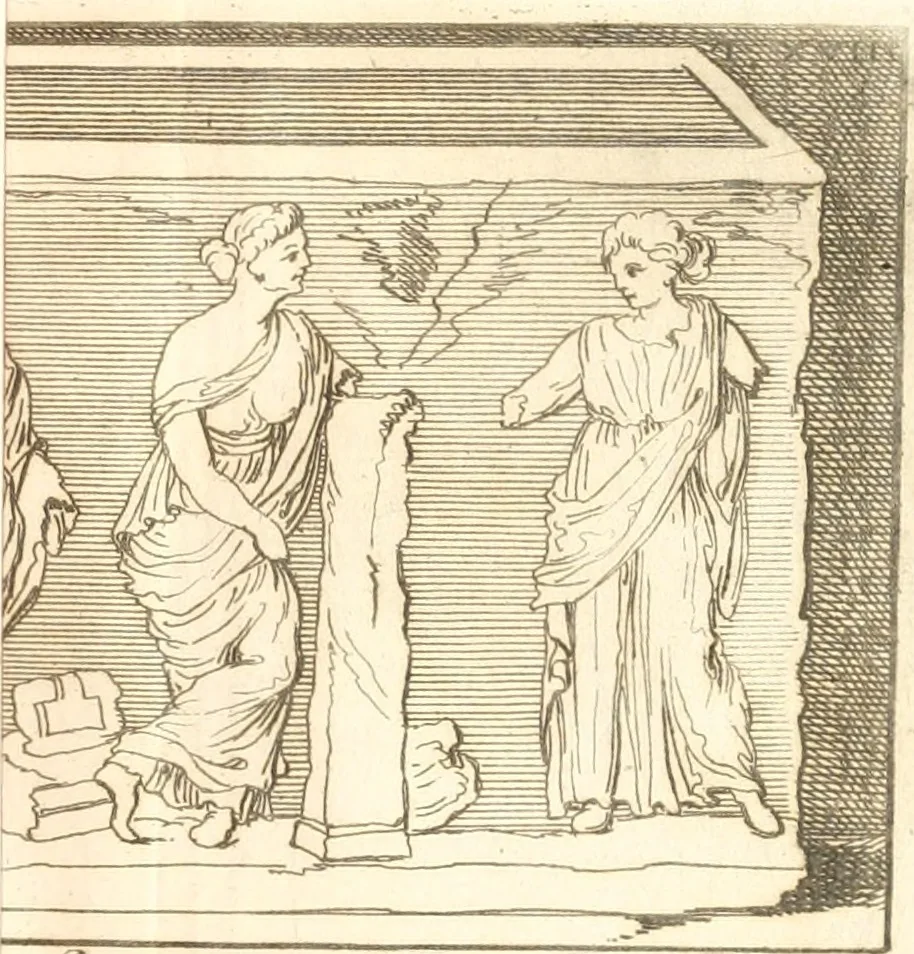 An illustration from Inscriptiones antiqvae in Etrvriae vrbibvs exstantes, 1727, leaf 674
