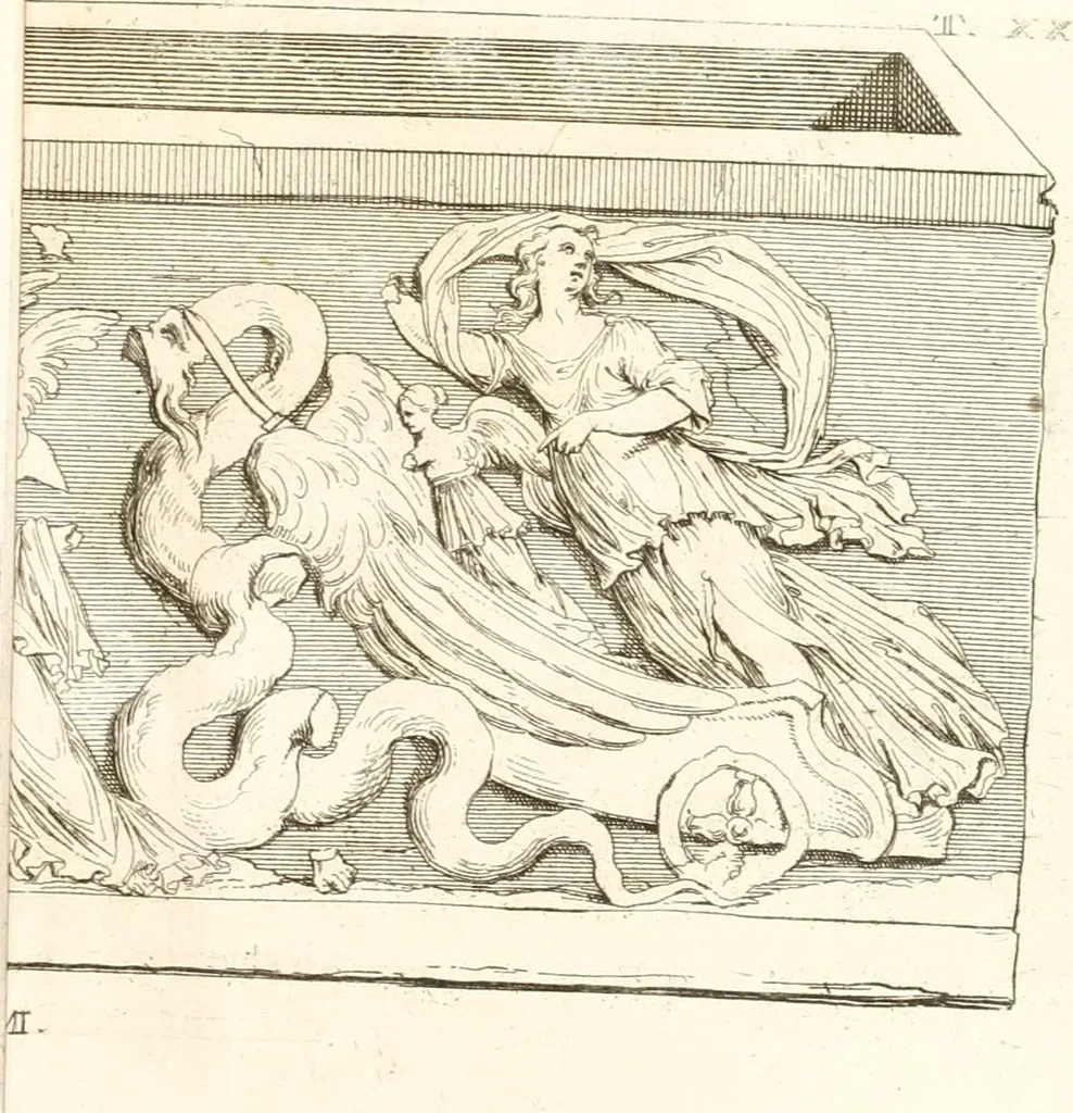 An illustration from Inscriptiones antiqvae in Etrvriae vrbibvs exstantes, 1727, leaf 690