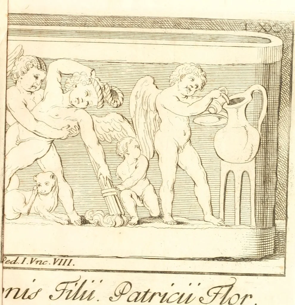 An illustration from Inscriptiones antiqvae in Etrvriae vrbibvs exstantes, 1727, leaf 698
