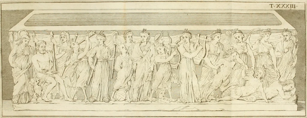 An illustration from Inscriptiones antiqvae in Etrvriae vrbibvs exstantes, 1727, leaf 705