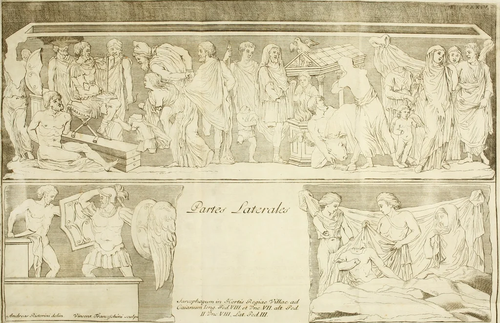 An illustration from Inscriptiones antiqvae in Etrvriae vrbibvs exstantes, 1727, leaf 707