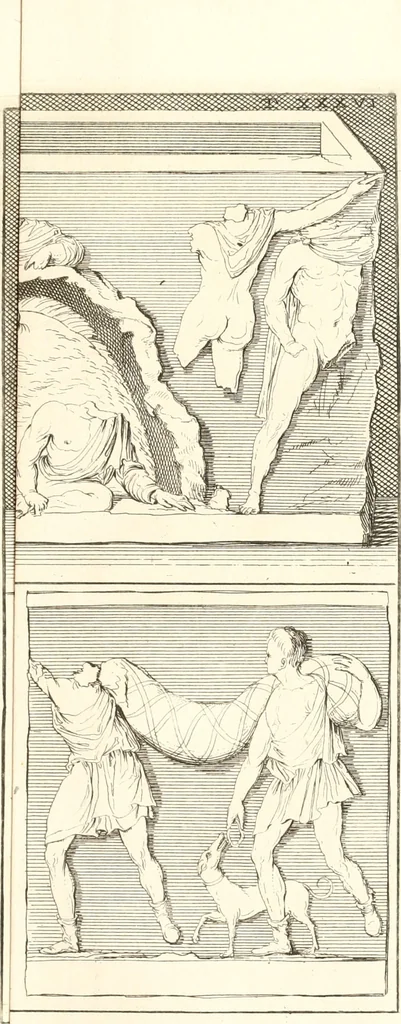 An illustration from Inscriptiones antiqvae in Etrvriae vrbibvs exstantes, 1727, leaf 710