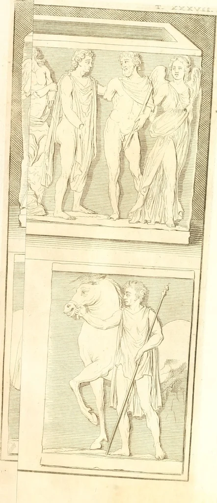 An illustration from Inscriptiones antiqvae in Etrvriae vrbibvs exstantes, 1727, leaf 712