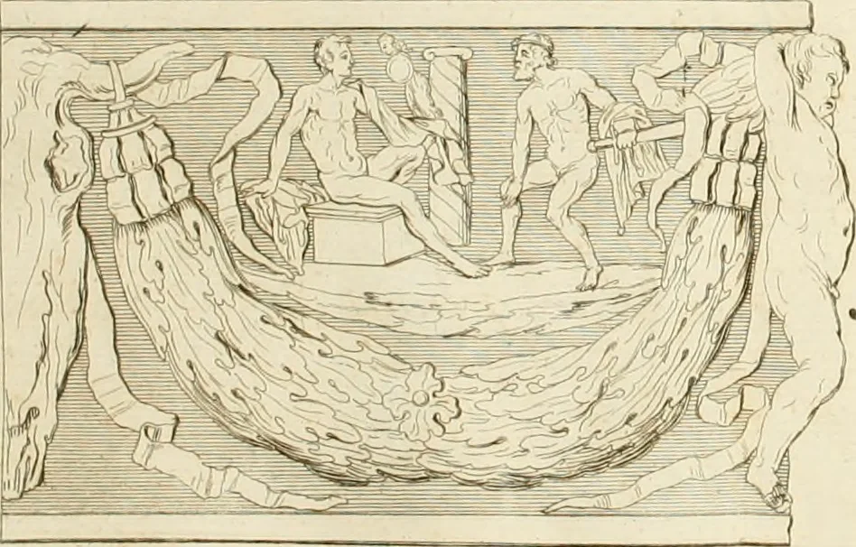 An illustration from Inscriptiones antiqvae in Etrvriae vrbibvs exstantes, 1727, leaf 717