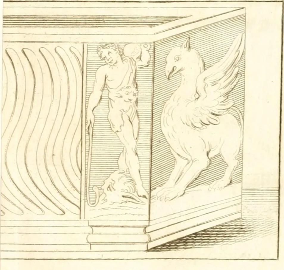 An illustration from Inscriptiones antiqvae in Etrvriae vrbibvs exstantes, 1727, leaf 718