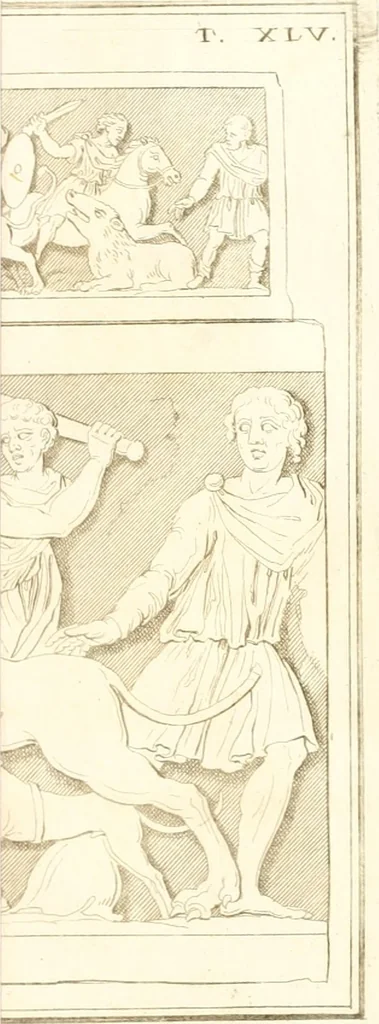 An illustration from Inscriptiones antiqvae in Etrvriae vrbibvs exstantes, 1727, leaf 728