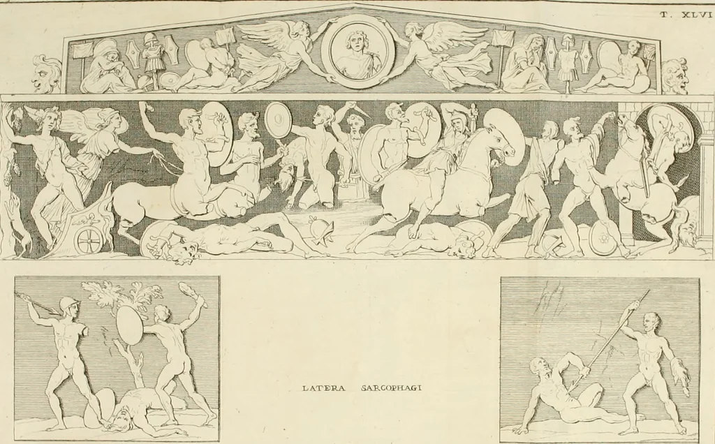 An illustration from Inscriptiones antiqvae in Etrvriae vrbibvs exstantes, 1727, leaf 731