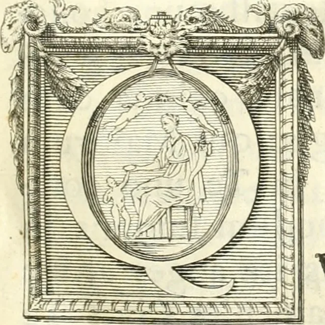 An illustration from Inscriptiones antiqvae in Etrvriae vrbibvs exstantes, 1727, leaf 8