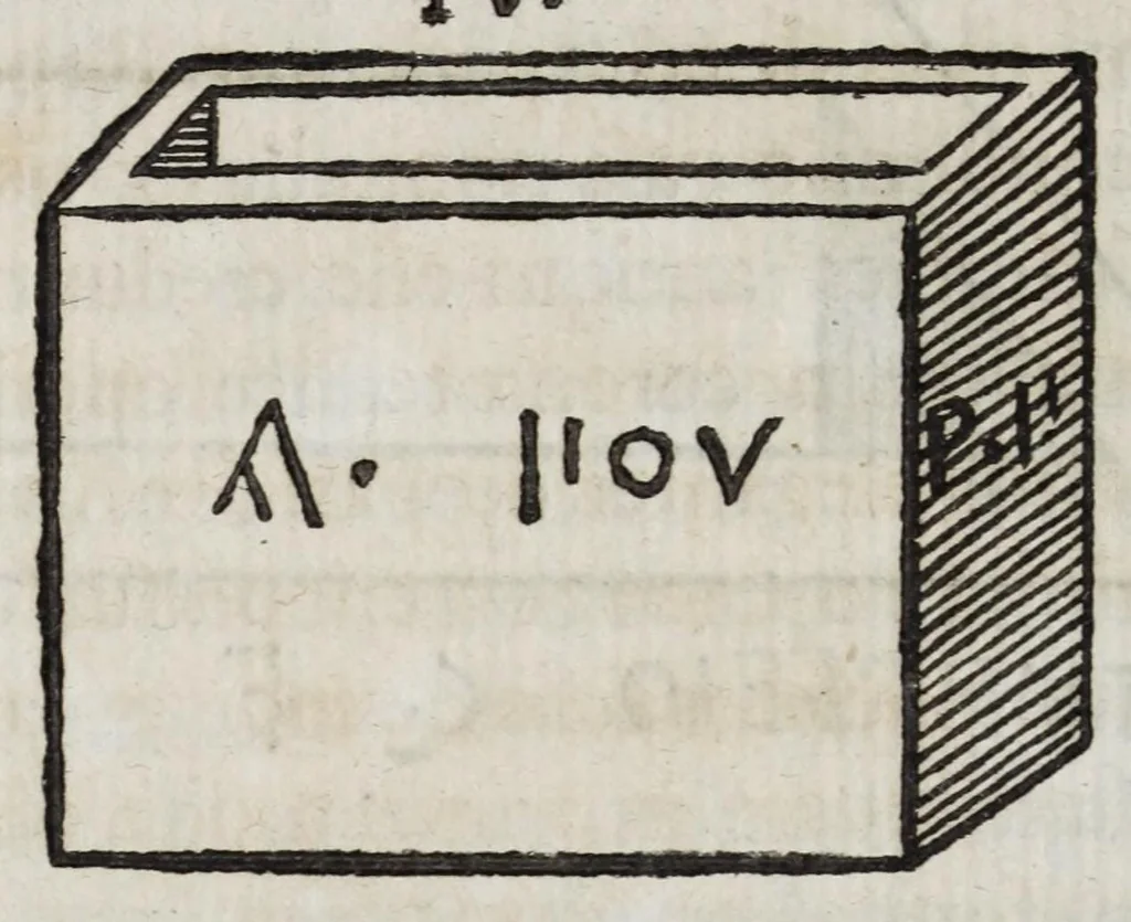 An illustration from Inscriptiones athleticae nvper repertae, 1668, leaf 164