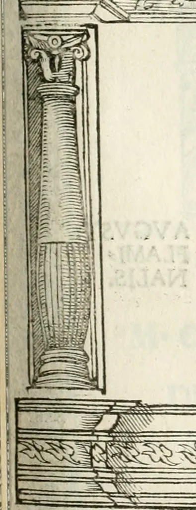 An illustration from Inscriptiones sacrosanctae vetvstatis : non illae qvidem romanae, sed totivs fere orbis svmmo stvdio ac maximis impensis Terra Mariqs conquisitæ feliciter incipiunt, 1534, leaf 130