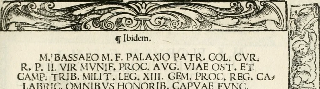An illustration from Inscriptiones sacrosanctae vetvstatis : non illae qvidem romanae, sed totivs fere orbis svmmo stvdio ac maximis impensis Terra Mariqs conquisitæ feliciter incipiunt, 1534, leaf 158