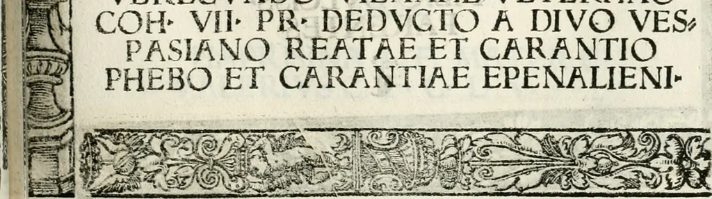 An illustration from Inscriptiones sacrosanctae vetvstatis : non illae qvidem romanae, sed totivs fere orbis svmmo stvdio ac maximis impensis Terra Mariqs conquisitæ feliciter incipiunt, 1534, leaf 184