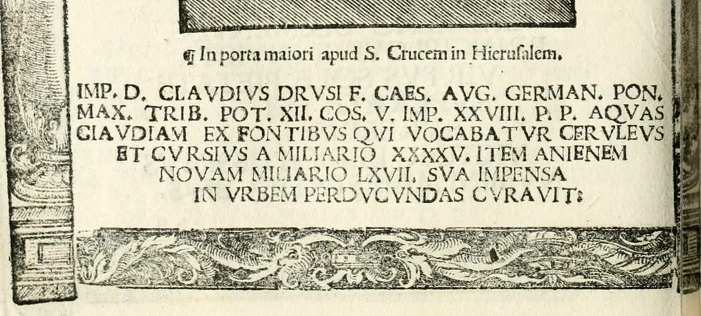 An illustration from Inscriptiones sacrosanctae vetvstatis : non illae qvidem romanae, sed totivs fere orbis svmmo stvdio ac maximis impensis Terra Mariqs conquisitæ feliciter incipiunt, 1534, leaf 237