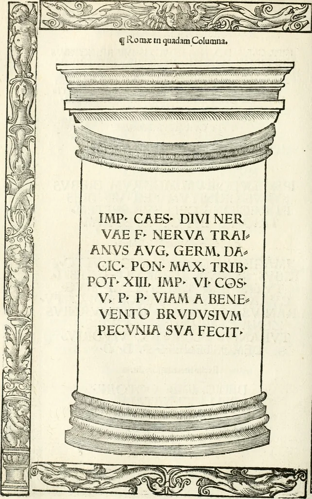 An illustration from Inscriptiones sacrosanctae vetvstatis : non illae qvidem romanae, sed totivs fere orbis svmmo stvdio ac maximis impensis Terra Mariqs conquisitæ feliciter incipiunt, 1534, leaf 243