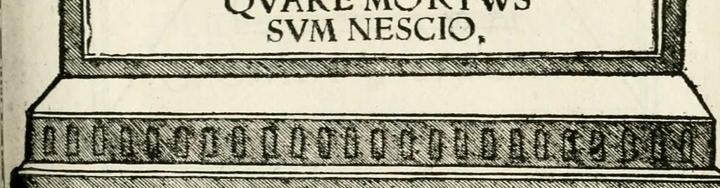 An illustration from Inscriptiones sacrosanctae vetvstatis : non illae qvidem romanae, sed totivs fere orbis svmmo stvdio ac maximis impensis Terra Mariqs conquisitæ feliciter incipiunt, 1534, leaf 246