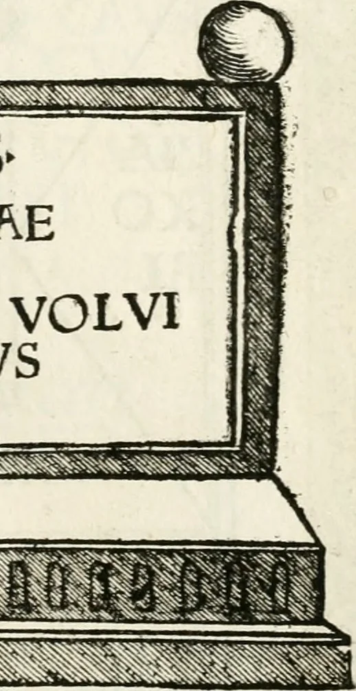 An illustration from Inscriptiones sacrosanctae vetvstatis : non illae qvidem romanae, sed totivs fere orbis svmmo stvdio ac maximis impensis Terra Mariqs conquisitæ feliciter incipiunt, 1534, leaf 246