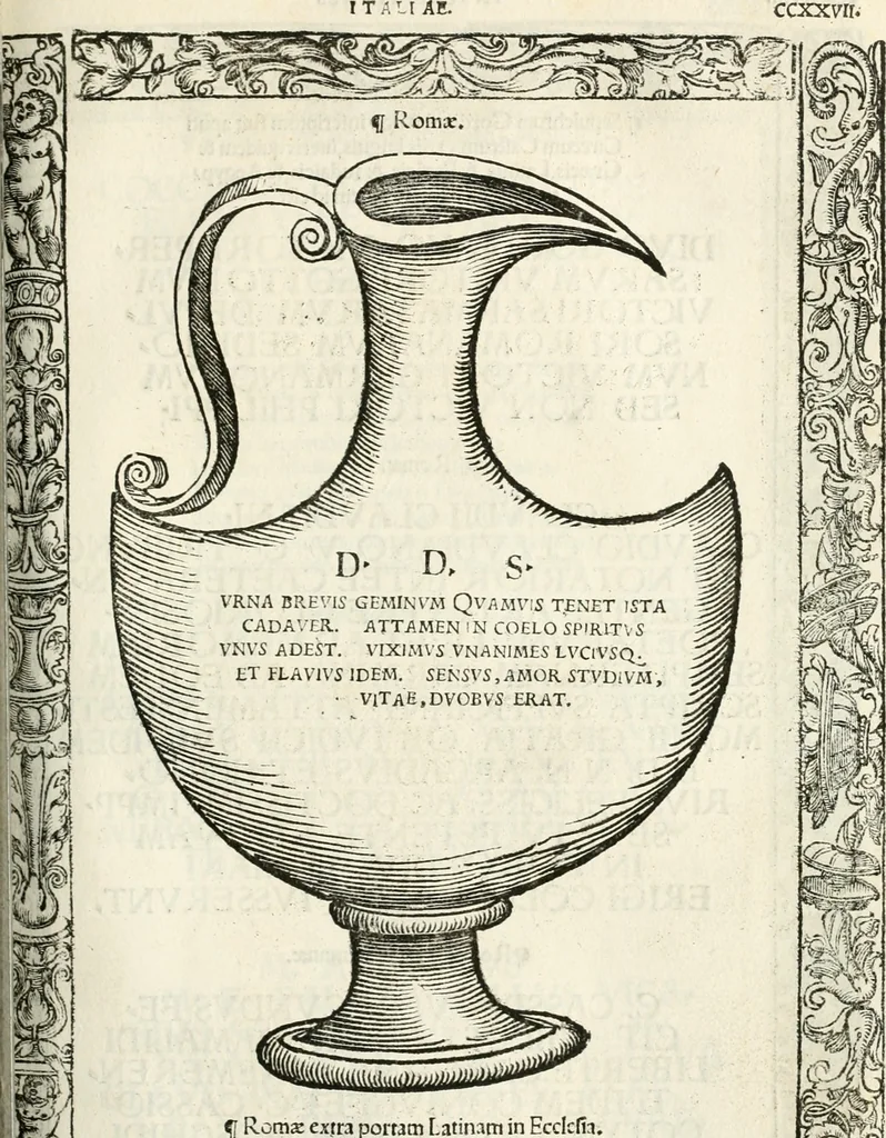 An illustration from Inscriptiones sacrosanctae vetvstatis : non illae qvidem romanae, sed totivs fere orbis svmmo stvdio ac maximis impensis Terra Mariqs conquisitæ feliciter incipiunt, 1534, leaf 268