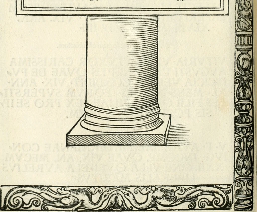 An illustration from Inscriptiones sacrosanctae vetvstatis : non illae qvidem romanae, sed totivs fere orbis svmmo stvdio ac maximis impensis Terra Mariqs conquisitæ feliciter incipiunt, 1534, leaf 273