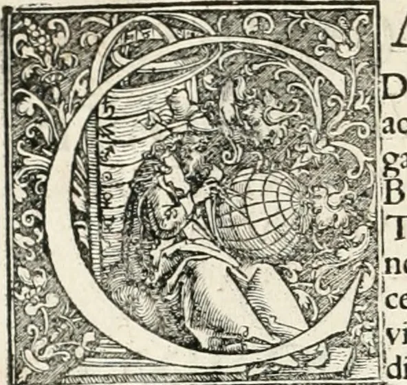 An illustration from Inscriptiones sacrosanctae vetvstatis : non illae qvidem romanae, sed totivs fere orbis svmmo stvdio ac maximis impensis Terra Mariqs conquisitæ feliciter incipiunt, 1534, leaf 3