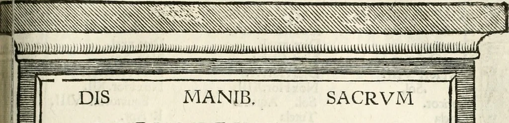 An illustration from Inscriptiones sacrosanctae vetvstatis : non illae qvidem romanae, sed totivs fere orbis svmmo stvdio ac maximis impensis Terra Mariqs conquisitæ feliciter incipiunt, 1534, leaf 306