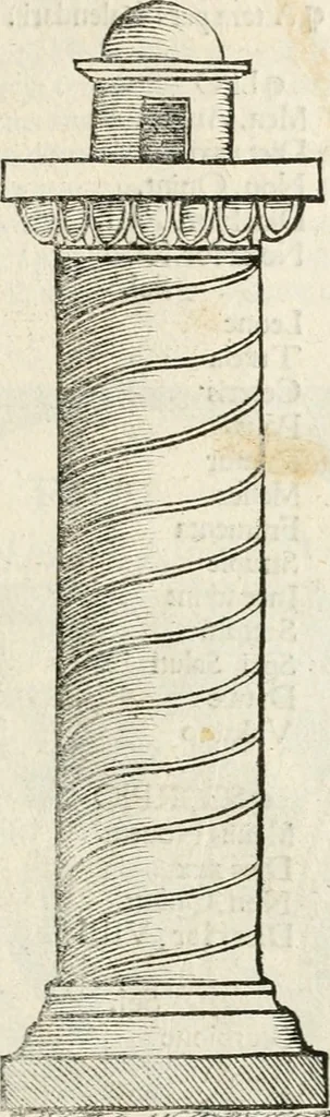 An illustration from Inscriptiones sacrosanctae vetvstatis : non illae qvidem romanae, sed totivs fere orbis svmmo stvdio ac maximis impensis Terra Mariqs conquisitæ feliciter incipiunt, 1534, leaf 310