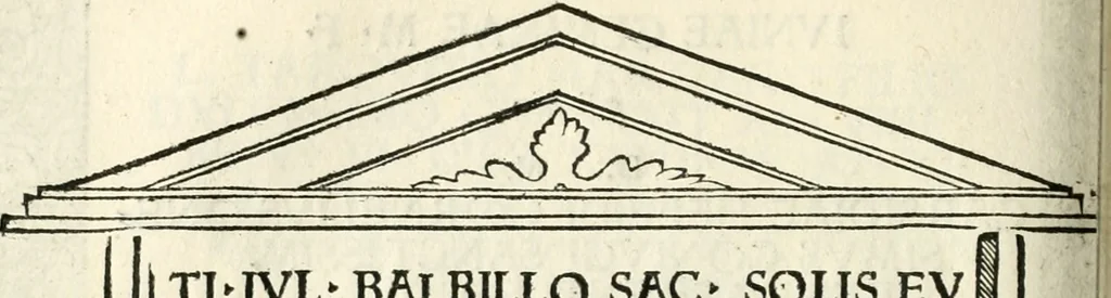 An illustration from Inscriptiones sacrosanctae vetvstatis : non illae qvidem romanae, sed totivs fere orbis svmmo stvdio ac maximis impensis Terra Mariqs conquisitæ feliciter incipiunt, 1534, leaf 337
