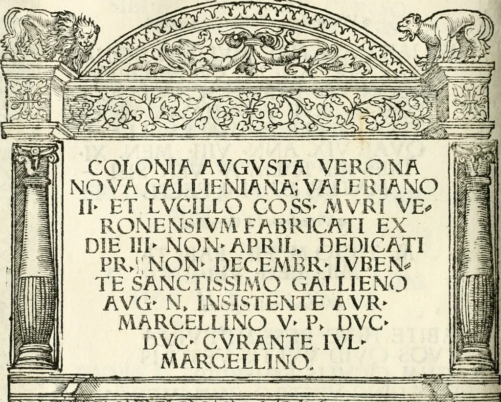 An illustration from Inscriptiones sacrosanctae vetvstatis : non illae qvidem romanae, sed totivs fere orbis svmmo stvdio ac maximis impensis Terra Mariqs conquisitæ feliciter incipiunt, 1534, leaf 367