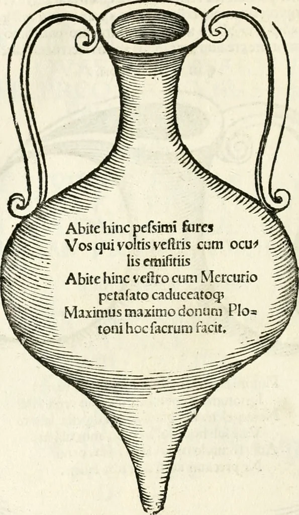 An illustration from Inscriptiones sacrosanctae vetvstatis : non illae qvidem romanae, sed totivs fere orbis svmmo stvdio ac maximis impensis Terra Mariqs conquisitæ feliciter incipiunt, 1534, leaf 379