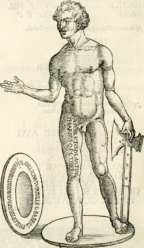An illustration from Inscriptiones sacrosanctae vetvstatis : non illae qvidem romanae, sed totivs fere orbis svmmo stvdio ac maximis impensis Terra Mariqs conquisitæ feliciter incipiunt, 1534, leaf 453