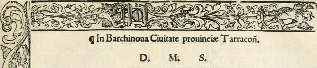 An illustration from Inscriptiones sacrosanctae vetvstatis : non illae qvidem romanae, sed totivs fere orbis svmmo stvdio ac maximis impensis Terra Mariqs conquisitæ feliciter incipiunt, 1534, leaf 46