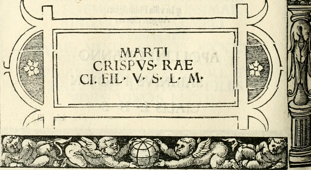 An illustration from Inscriptiones sacrosanctae vetvstatis : non illae qvidem romanae, sed totivs fere orbis svmmo stvdio ac maximis impensis Terra Mariqs conquisitæ feliciter incipiunt, 1534, leaf 471