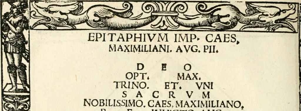 An illustration from Inscriptiones sacrosanctae vetvstatis : non illae qvidem romanae, sed totivs fere orbis svmmo stvdio ac maximis impensis Terra Mariqs conquisitæ feliciter incipiunt, 1534, leaf 475