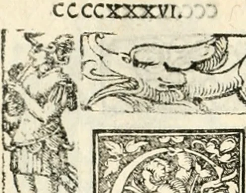 An illustration from Inscriptiones sacrosanctae vetvstatis : non illae qvidem romanae, sed totivs fere orbis svmmo stvdio ac maximis impensis Terra Mariqs conquisitæ feliciter incipiunt, 1534, leaf 477