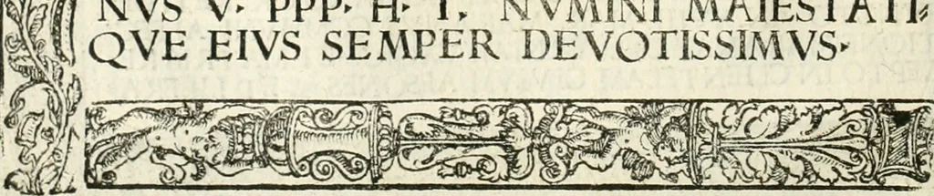 An illustration from Inscriptiones sacrosanctae vetvstatis : non illae qvidem romanae, sed totivs fere orbis svmmo stvdio ac maximis impensis Terra Mariqs conquisitæ feliciter incipiunt, 1534, leaf 49