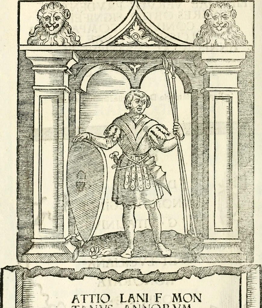 An illustration from Inscriptiones sacrosanctae vetvstatis : non illae qvidem romanae, sed totivs fere orbis svmmo stvdio ac maximis impensis Terra Mariqs conquisitæ feliciter incipiunt, 1534, leaf 511
