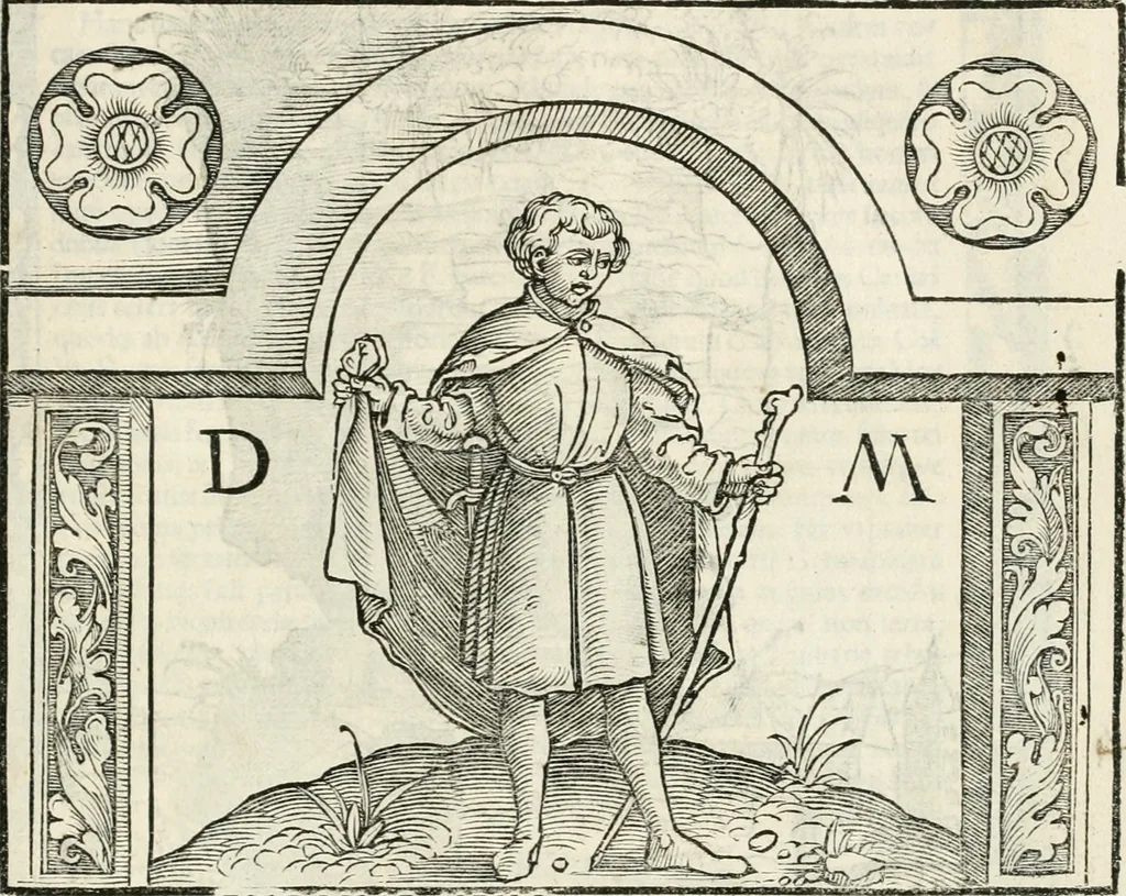 An illustration from Inscriptiones sacrosanctae vetvstatis : non illae qvidem romanae, sed totivs fere orbis svmmo stvdio ac maximis impensis Terra Mariqs conquisitæ feliciter incipiunt, 1534, leaf 514
