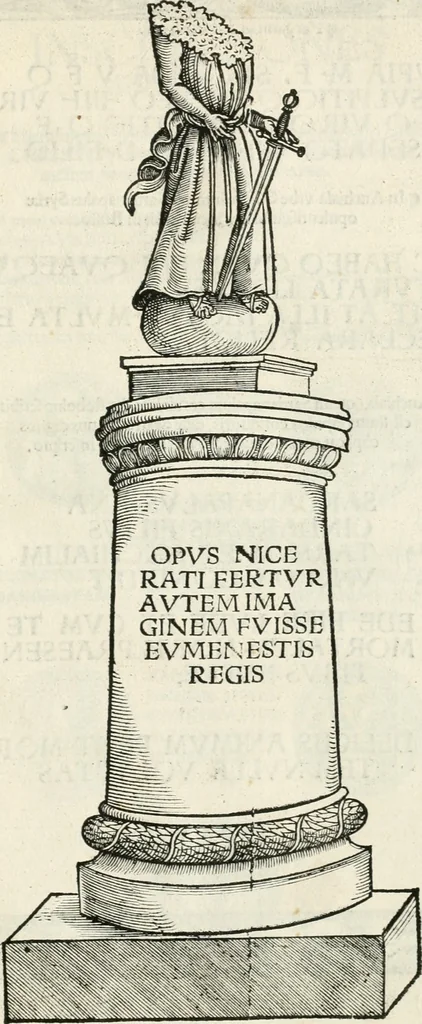 An illustration from Inscriptiones sacrosanctae vetvstatis : non illae qvidem romanae, sed totivs fere orbis svmmo stvdio ac maximis impensis Terra Mariqs conquisitæ feliciter incipiunt, 1534, leaf 548