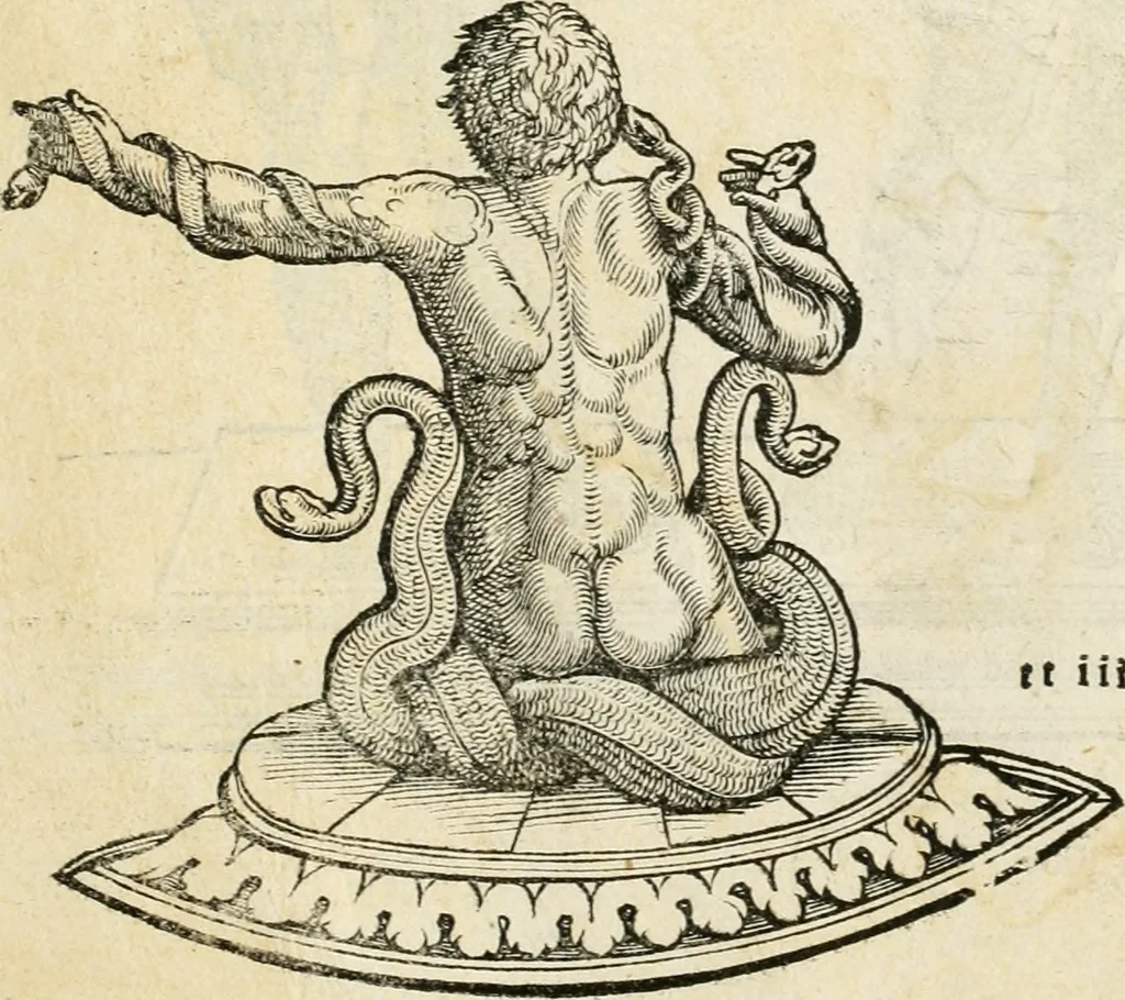 An illustration from Inscriptiones sacrosanctae vetvstatis : non illae qvidem romanae, sed totivs fere orbis svmmo stvdio ac maximis impensis Terra Mariqs conquisitæ feliciter incipiunt, 1534, leaf 558