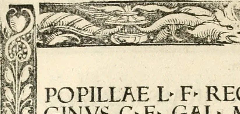 An illustration from Inscriptiones sacrosanctae vetvstatis : non illae qvidem romanae, sed totivs fere orbis svmmo stvdio ac maximis impensis Terra Mariqs conquisitæ feliciter incipiunt, 1534, leaf 61