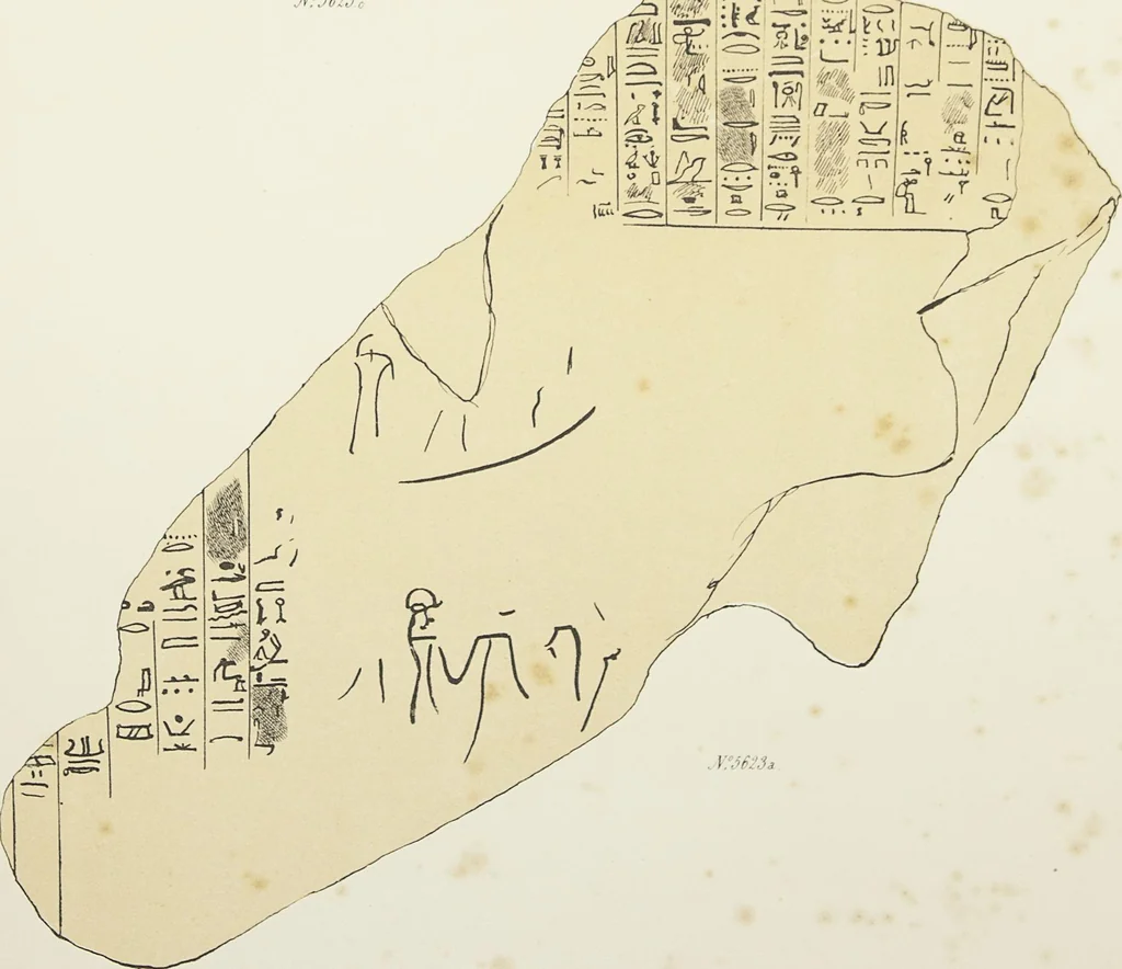 An illustration from Inscriptions in the hieratic and demotic character : from the collections of the British Museum., 1868, leaf 24
