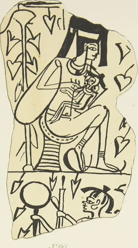 An illustration from Inscriptions in the hieratic and demotic character : from the collections of the British Museum., 1868, leaf 26