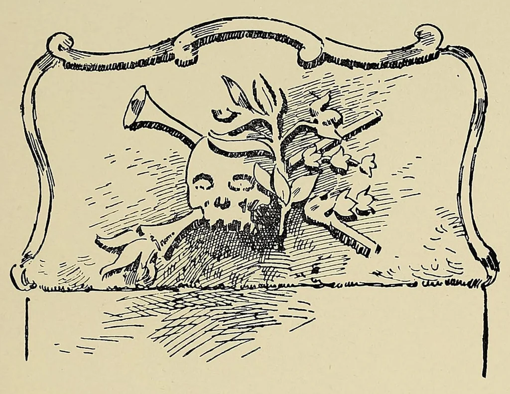An illustration from In search of gravestones old and curious. With one hundred and two illustrations, 1896, leaf 133