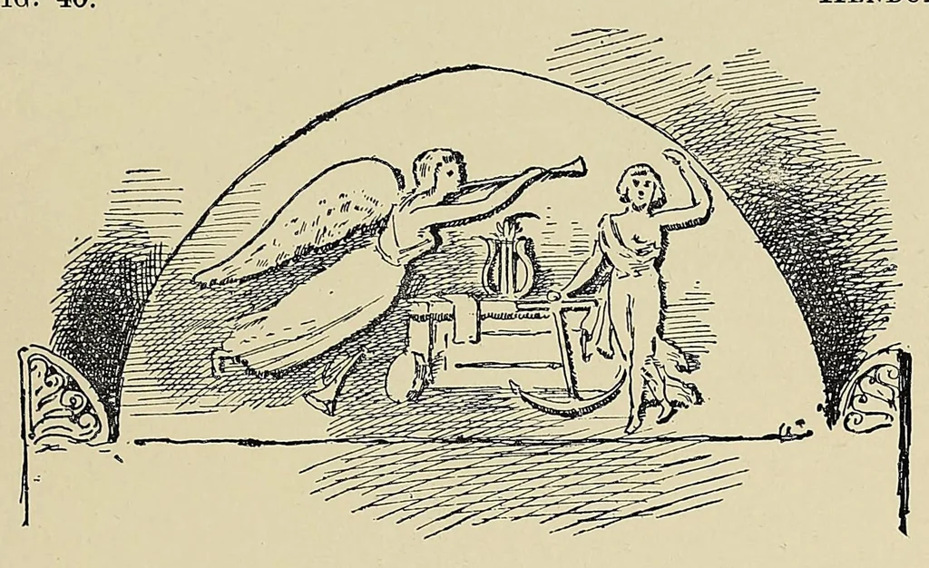 An illustration from In search of gravestones old and curious. With one hundred and two illustrations, 1896, leaf 81